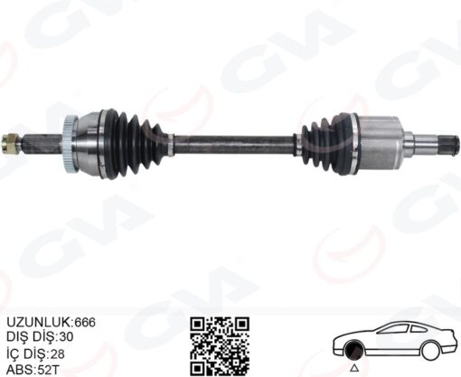 Komple Aks Ön Sol Abslı Hyundaı Santa Fe Cm 2.2 Crdı A-t 06-12 - 495002B350-495002B010-495002B360