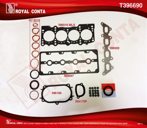 Üst Takım Conta Reınz Keçeli Lastikli Palıo-albea 1.2 16v 80hp 188a5.000 - 71739160