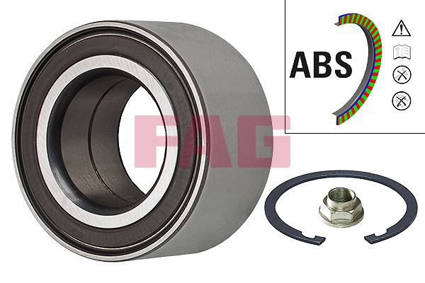 Ön Teker Rulmanı Fıesta V 01 Focus 98 04 Fusıon 02 12 Courıer 14 Ka Iıı 16 Ecosport 13 Mazda 2 07 15 Kıt Abs Lı 38.993x72x37 Bah-0106dx - 8V5J1K018AA-8V511215BB-2S6J1K018