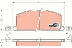Ön Balata Corolla-camry-corna-carina 95 - 0449112231-449150060-WVA20870