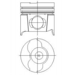 Motor Piston Segman 0.50 Mgn-lgn 1.9 D F9qt-vıvaro 1.9 Cdtı 8v Düz Kanal 80.50