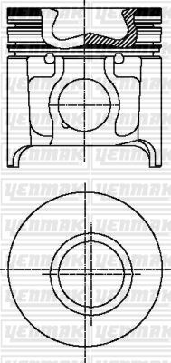 Motor Piston Segman Ducato-master-boxer-jumper-movano 2.8 Td 94.40 Çap Std Çukurlu - 6609002
