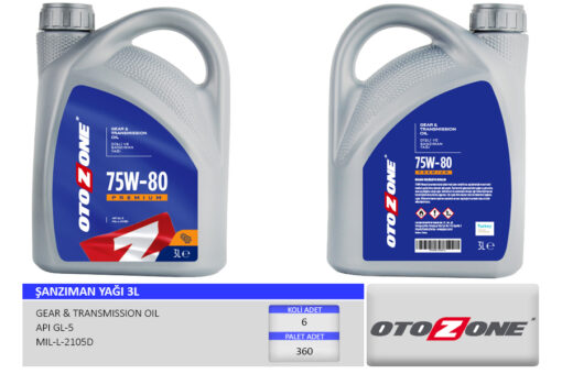 Şanzıman Yağı 75w-80 3litre Gl-5 - 75W80