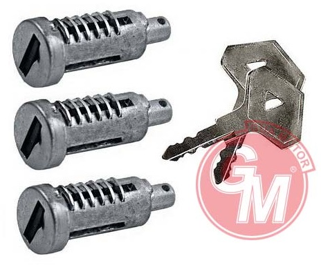 Kapı Kilit Şifre Takımı 3 Lü Set Renault R12 Toros - 7701348432