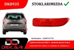 Tampon Reflektörü R Logan Mcv 09 Lodgy 13 Dokker 13 Express 21 - 8200751778