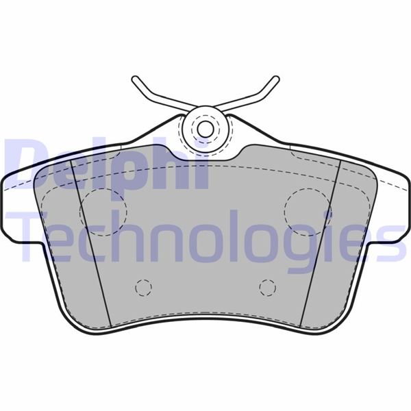 Arka Fren Balatası Peugeot P3008 09 16 P5008 09 17 P508 10 18 P308 Gtı-rzc 10 14 Cıtroen C4 09 16 Ds4-ds5 11 15 - 1608681680-4254.46-4254.44-4254.35
