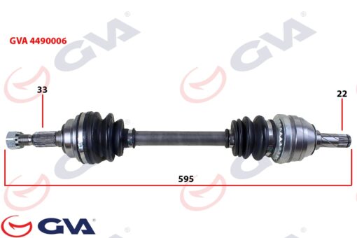 Komple Aks Sol Astra G 1.4/1.6 16v 98-05 595mm - 374321-374775-9117407