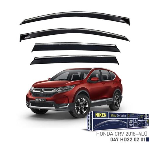 Kromlu Cam Rüzgarlığı Honda Crv 2018- 4lü