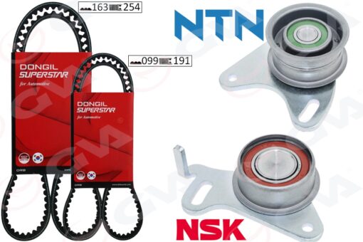 Triger Kayış Seti Eksantrik Seti Hyundaı H100. Starex 2.5l D4bb D4bf 97- / Kıa K2500 2.5l D4bh 03- / Mıtsubıshı L300. L200 2.5l 4d56 K64t K74t 96-07 / Pajero 2.5l 4d56 94- 2 Kayış 2 Rulman - 2431542200-2335642500-2431742000
