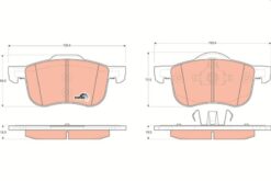 Ön Balata Volvo S60 00-10 S80 98-06 V70 97-07 Xc70 00-07 S70 97-00 - 8634921-8623861-31262503-WVA23072