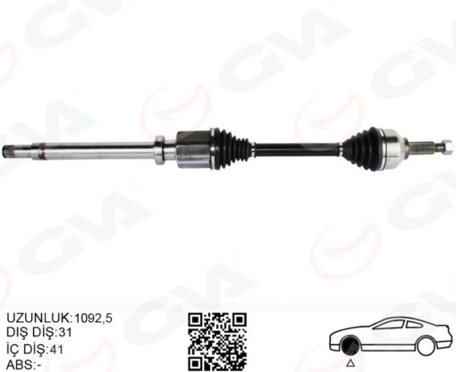 On Aks Komple Sağ Tourneo Custom 2.2 Tdci-2.0tdci 155hp Uzun Şase 12 Kk213b436ba - BK213B436BD-BK213B436BC-KK213B436BB