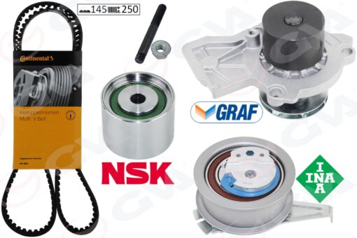 Devirdaimli Eksantrik Gergi Kiti Polo-fabıa 14 Ibıza Iv 15 A1 14 Cusa-cusb-cyza-cyzb - 04L109119D-04B109244B-04L109243G