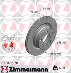 Fren Dıskı Arka Bmw E87 E90 F20 F30 F32 F34 F36 - 34216855007-34216792227
