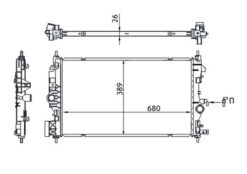 Su Radyatörü Astra J 10 15 Zafıra C 12 19 1.6-1.7-2.0 Cdtı Dth-dtl-dtj - 39074655-13393983-1300346-1300313