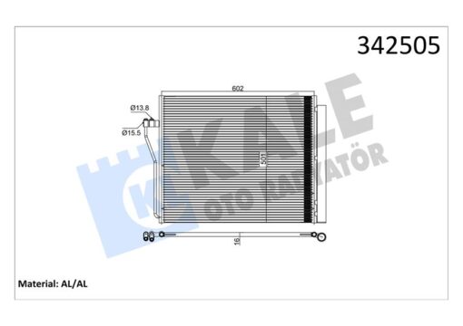 Klıma Radyatoru Bmw S63 N63 E70 E71 F15 F16 G05 G06 - 64509239944