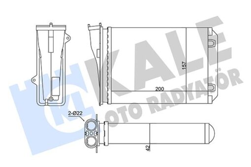 Kalorifer Cıtro N C3 Iıı-peugeot 2008 I-208 I Kalorifer Al/mknk 200x157x42 - 1608182480