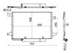 Klıma Radyatoru Mercedes W169 W245 - A1695001254