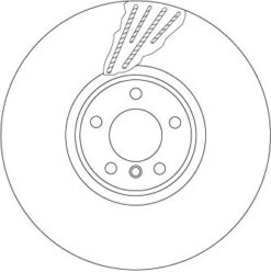 Fren Dıskı On Adet Sol Bmw X5 E70 F15 X6 E71 E72 - 34116782067