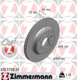 Arka Fren Aynası Volvo Xc90 2.5t-3.2awd-d3-d5-t6 2002 2012 17 Jant 308x20x5dlxhavalı 986479320-df4338 - 8624926-31423152