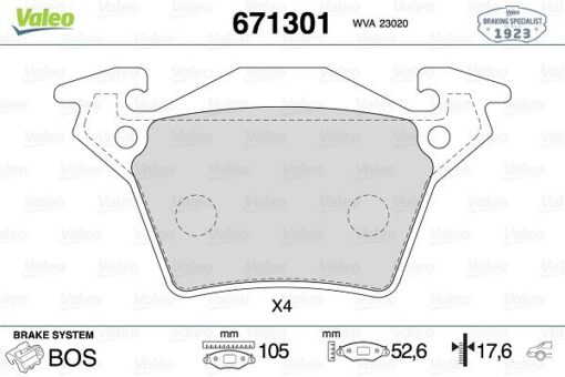 Fren Balatası Arka Mercedes Vıto W638 96 03 - A0034200220