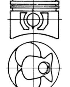 Pıston Segman Std 90.90mm Mercedes Om616 Om617 W123 S123 W460 B601 Sessız - A6160306417-0024900