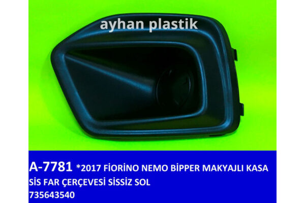 Sis Far Çerçevesi Sissiz Sol Fıat Fıorıno-nemo-bipper 17 Makyajlı Kasa - 735643540