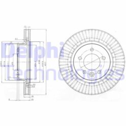 Fren Diski Tekli Paket - Boyalı. Delikli Ön Land Rover Dıscovery. Range Rover Sport 11/2004 07/2 013 - SDB000601-SDB000602-SDB000603