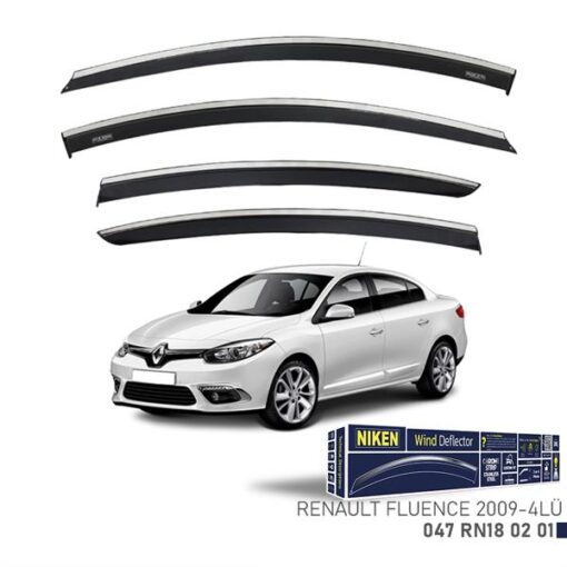 Kromlu Cam Rüzgarlığı Renault Fluence 2009 - 4lü