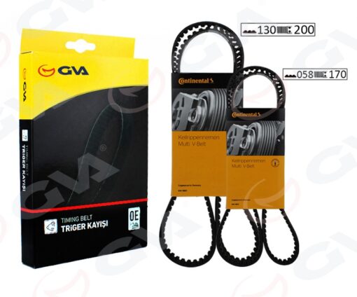 Triger Kayışı Setli 130x200 058x170 Vw Bora Golf Iv-v-plus Polo 1.4-1.6 16v 536023310 536022810 - 036109119P-036109119Q