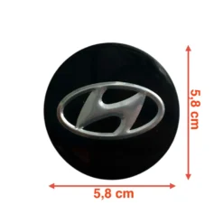 Hyundaı Jant Göbek İ30 12-19/elantra 15-21/tucson 16-20 (siyah) (5,8 Cm) - 52960-2V100