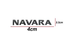 Nıssan Yazı Navara 07-21 Arka (navara Yazısı) - 93495-4KJ0B/93494-EB360