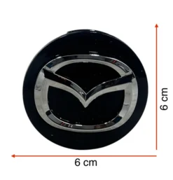 Mazda Jant Göbek Mazda 3 04-15/mazda 6 04-15/mazda 2 04-15 (siyah) (5,7 Cm) - KD51-37-190/KR11-37-190