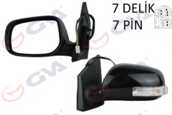 Dış Dikiz Aynası Sol Corolla 08 Elektrikli Isıtmalı Katlanır Sinyalli Astarlı Konveks 7 Fiş Vm-6263ebl - 8794002780