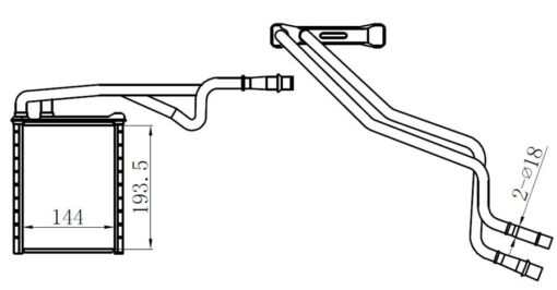 Kalorıfer Radyatoru Brazing Courıer 14 Ecosport 1.6tdcı 13 17 B-max 1.0 Ecoboost 1.5 1.6tdcı 12 15 - AV11 18B539 AA-AV11 18B539 CA-