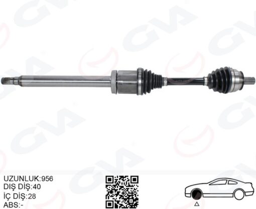 Ön Aks Komple Sağ Volvo S60 Iı 15 2.0 D-t6-t5 S80 Iı D4-t6 15 V60 I 13 V70 Iıı 13 Otom.sanzıman - 50785570-31437520-36010056