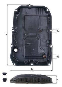 Otomatık Sanzıman Yag Karterı 9g-tronic Mercedes W205 W213 W222 W223 C257 C292 X290 W447 B907 B910 - A7252703707
