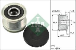 Alternatör Kasnağı Polo-a4-a6-t6-amarok-golf6 1.6-2.0 Tdı Caga-cdca-clha-clhb - 045903119A-03G903119B-045903119