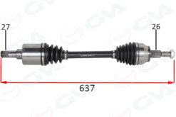On Aks Komple Sol Focus Iıı 11 17 C Max 10 17 1.0 Ecoboost 1.5 Tdcı 1.6 Tdcı - AV613B437CC-F1F63B437GA-1828482
