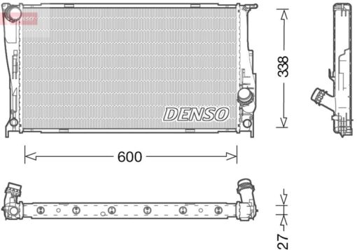 Motor Su Radyatoru Bmw N54 N55 N20 E82 E84 E88 E89 E90 E92 E93 - 17117547059