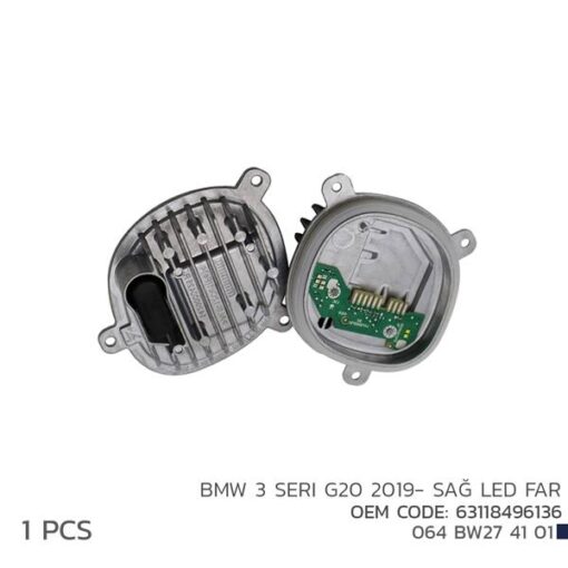 Bmw 3 Serı G20 2019- Sağ Led Far Modül 63118496136 - 63118496136