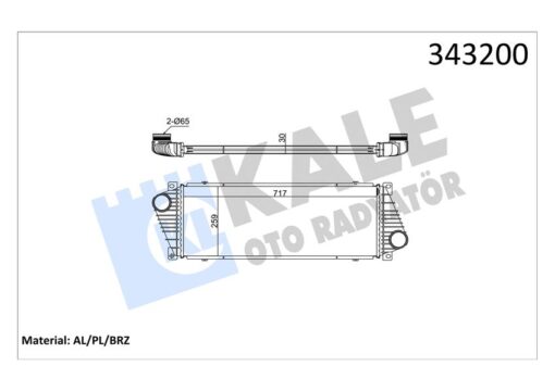 Turbosarj Radyatoru Mercedes Sprınter B901 B905 . Vw Lt 28-35-46 - A9015010701-2D0145805