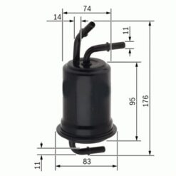 Yakıt Filtresi A4-a6 2.0 Tfsi 6 Bar Wk720.4 X - 4F0201511C-4F0201511E