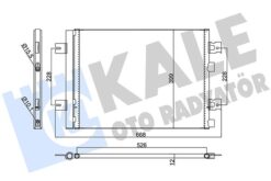 Klima Kondenseri Duster 10 Sandero 08 Logan 10 1.2 16v-1.4-1.6-1.5dcı 513x396x12 - 921007794R-8200741257