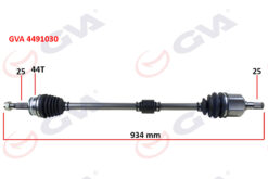 Komple Aks Sağ Hyundaı Elantra 1.6l G4ed Benzinli 16v Otomatik Vites 01-06 Abs Li 25x25 - Abs 44 Diş Komple Boy 934mm - 495002D112-495002D113