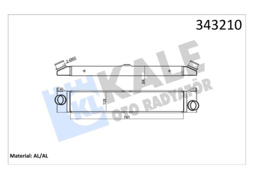 Turbo Radyatörü Intercooler Ducato-boxer-jumper 2.2-2.3-3.0 D 06 740x127x50 - 1340763080-0384.K1