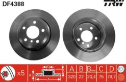 Fren Dıskı Arka Bmw X3 E83 - 34213332217