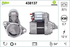 Marş Motoru Nıssan Prımera 1.6l 1.8l Qg16 Qg18 P12 03- / Almera 1.5l Qg15de N16 02- 1.8l Qg18de 99- 12v 0.7kw 8 Diş - 233009F600-233009F660-233009F661