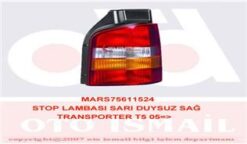 Stop Lambası Sarı Duysuz Sağ Transporter T5 05 - 7H0945096H-7H0945096F