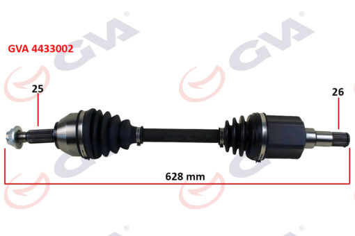 On Aks Komple Sol Transıt Connect 1.8 Tdcı 02 14 75ps 628mm - 2T143B437CD-9T163B437AA