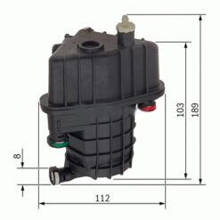 Yakıt Filtresi Clıo Iıı 1.5dcı 05- -modus 1.5dcı 04- 8200447197 - 164000890R-8200926014-8200294143